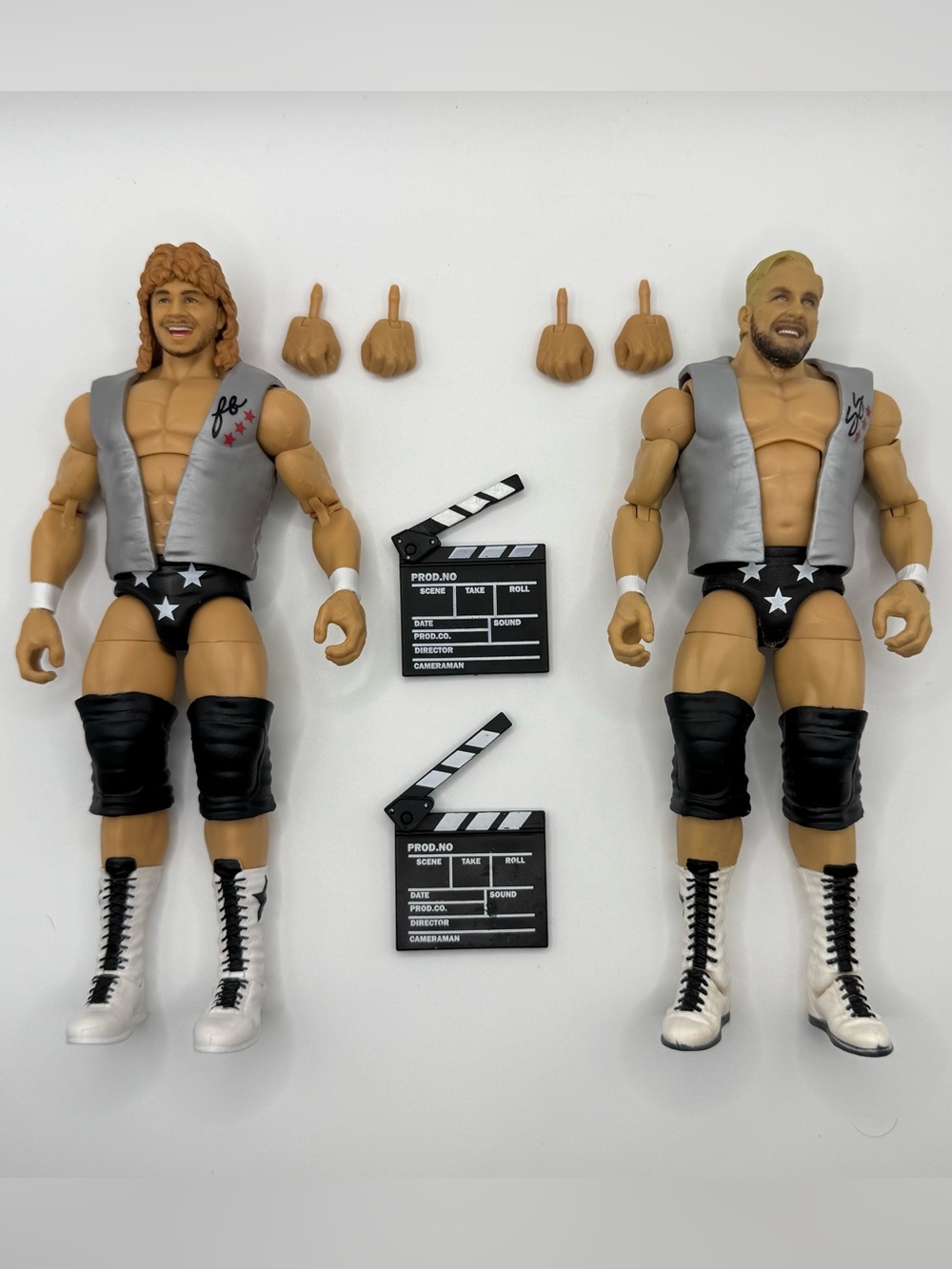 WWE Mattel Elite Hollywood Blondes - Stunning Steve & Flying Brian Pillman
